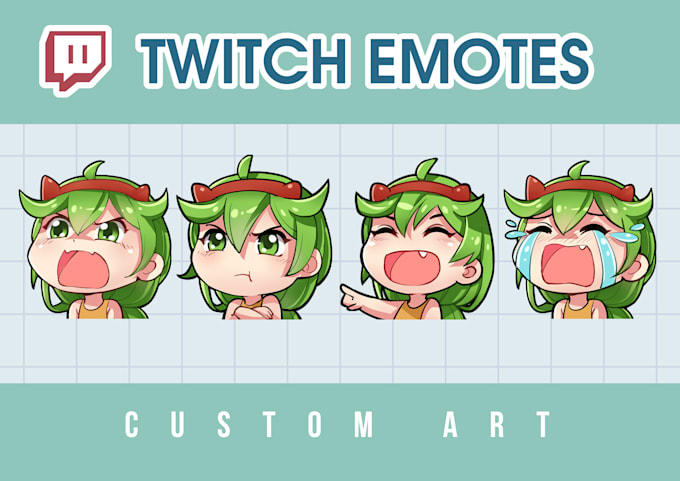 draw custom twitch emotes and sub badges