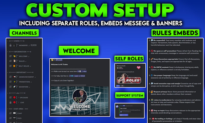 setup best discord server within 24 hours