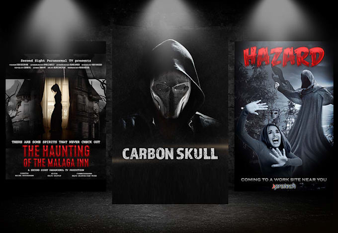 design amazing horror movie posters