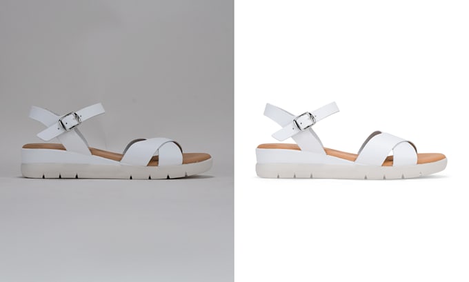product photo editing and retouching