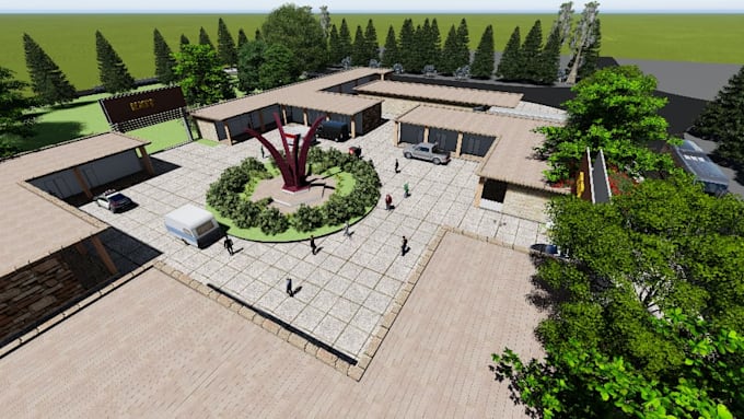 make 3d models and rendering in revit and lumion