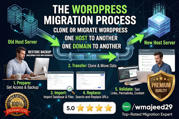 migrate your wordpress website to a new host with zero downtime