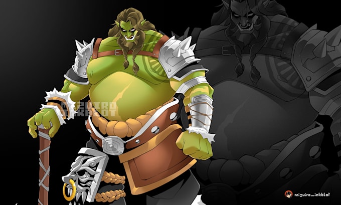 make comic characters design and anime art for you
