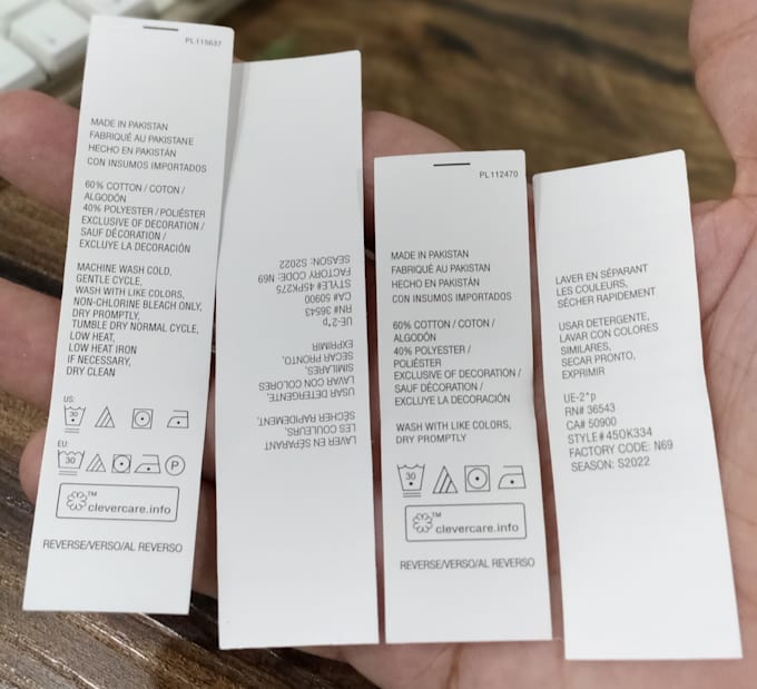 design heat transfer label, clothing labels of you apparels