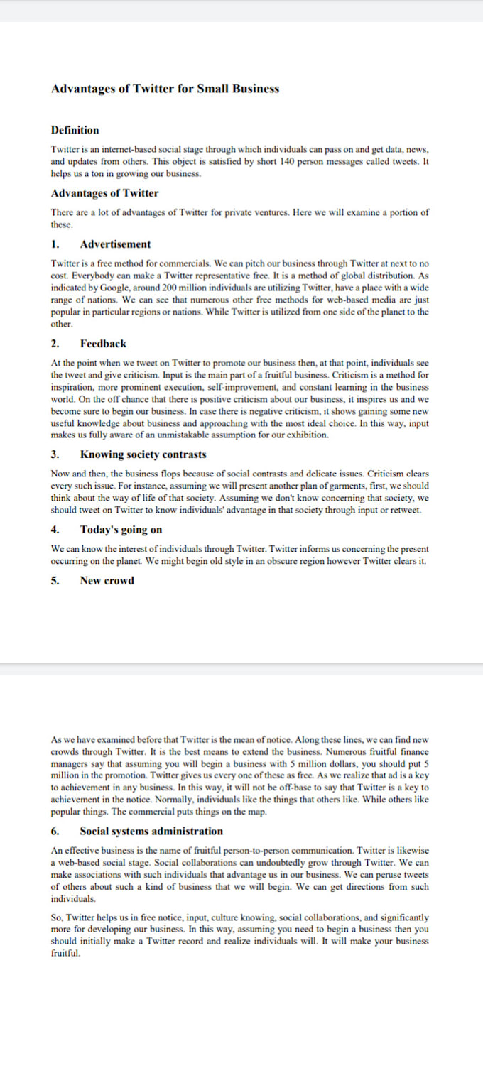 rewrite, and proofread articles, blogs, and books