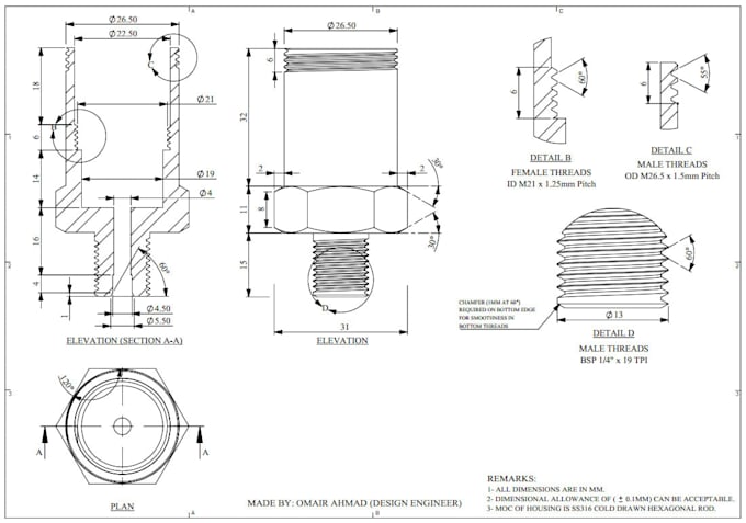create sketch or drawing in 2d