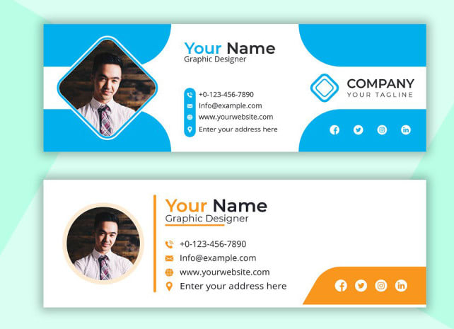 do clickable HTML email signature