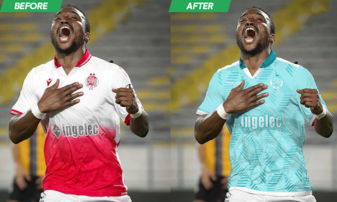 create a jersey swap for all sports soccer basketball  football