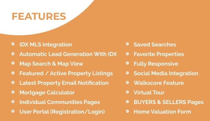 develop custom real estate website with idx mls