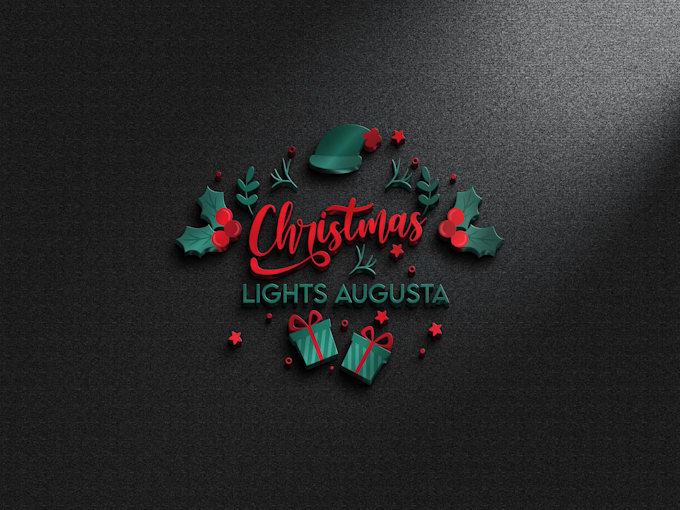 design a christmas and festive 3d logo in 24 hrs