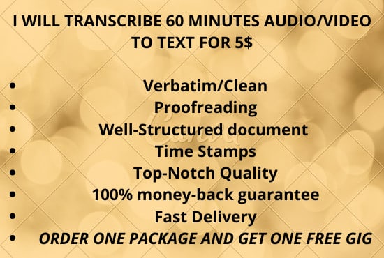 deliver fast professional video and audio transcript