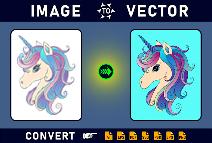 manually trace logo image or graphics, convert to vector file within 2 hours