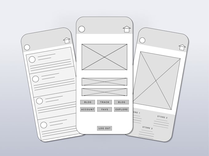 create a UX wireframe