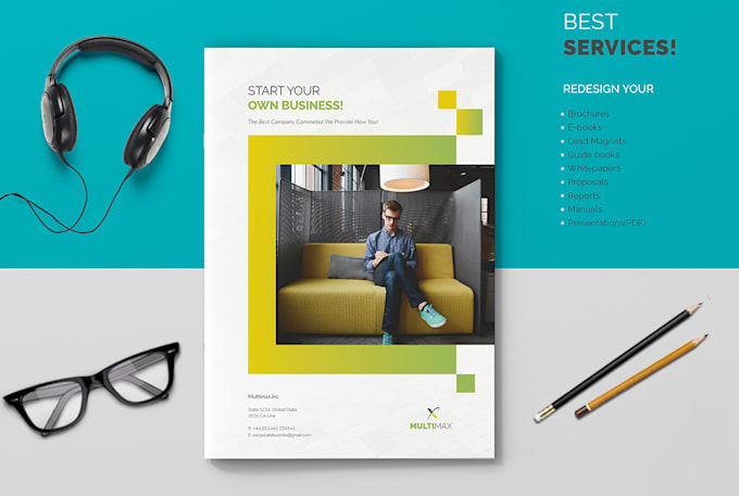 design white papers, brochures, company profiles, proposals, annual report