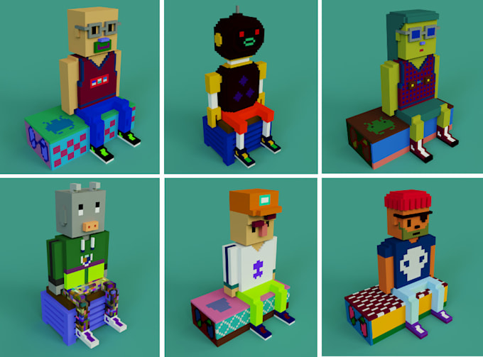 create a unique 3d voxel nft based on your requirements