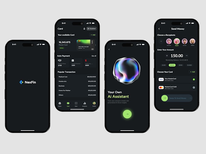design mobile app UX and UI figma design