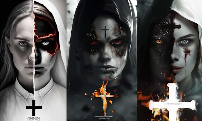 design a professional horror movie poster services