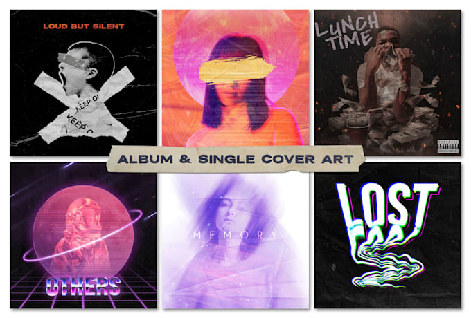 design creative album or single cover art for you