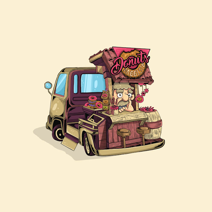 character design and cartoon illustration