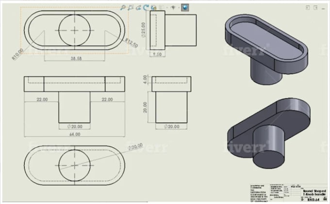 do 3d model and product design using solidworks