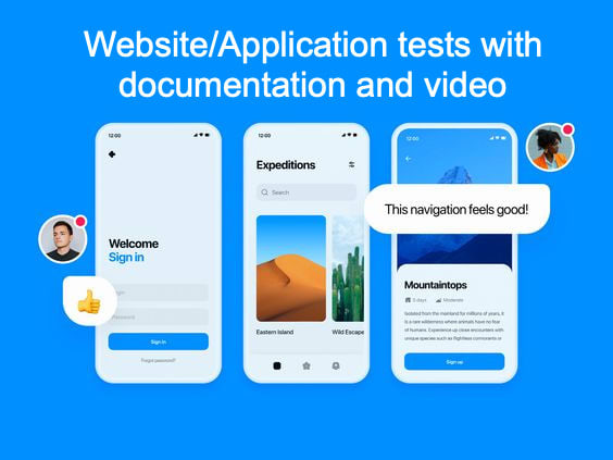 review your website, app for bugs