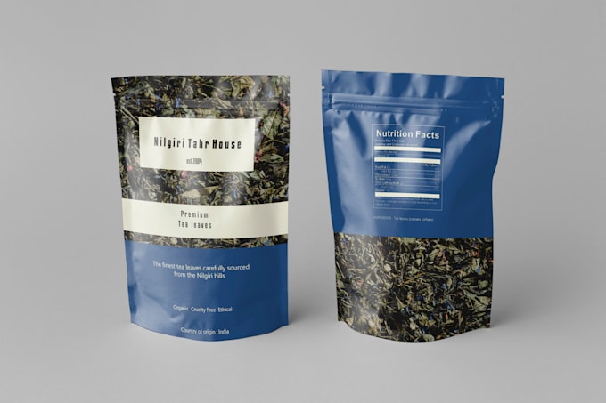 design pouch packaging and labels