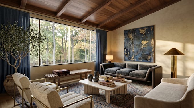 design house interior, exterior and rendering 3d images