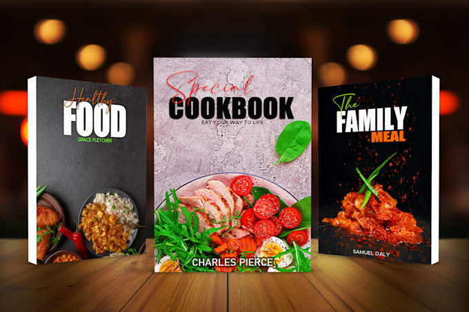 design amazon kdp ebook cover, cookbook, or professional book cover in 24 hours