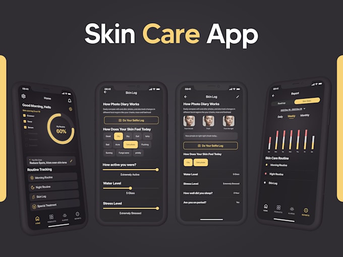 design a modern mobile app design in figma