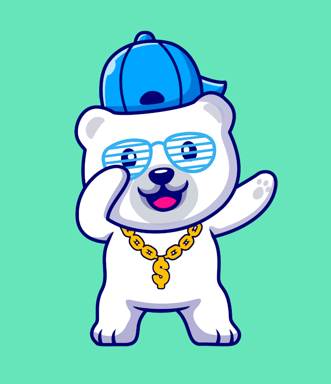 draw custom cute cartoon design