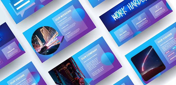 design stunning presentation, slides and pitch deck