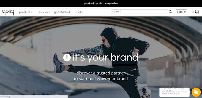 setup pod store with apliiq dropshipped, and upload designs