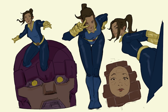 draw your character design sheet