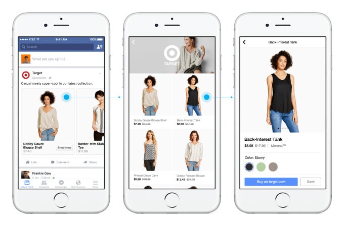 design a facebook or instagram shop