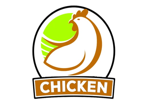 create a awesome amazing chicken logo with creative concept