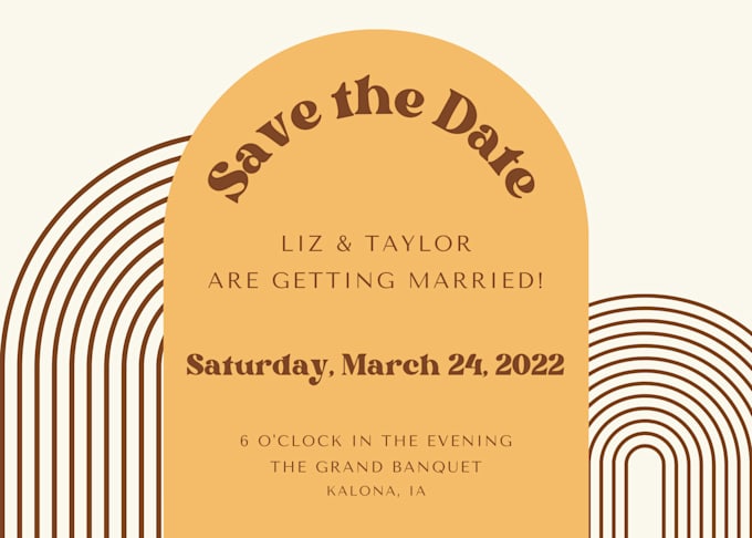 create custom save the date invitations