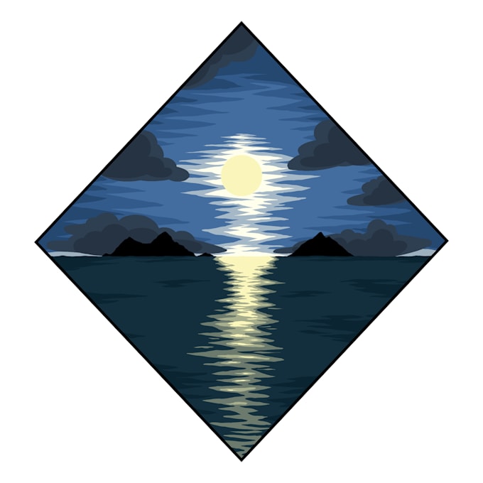make illustration  nature, landscape etc from your image