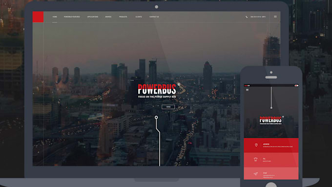Design modern responsive website with html css by Hitokio | Fiverr