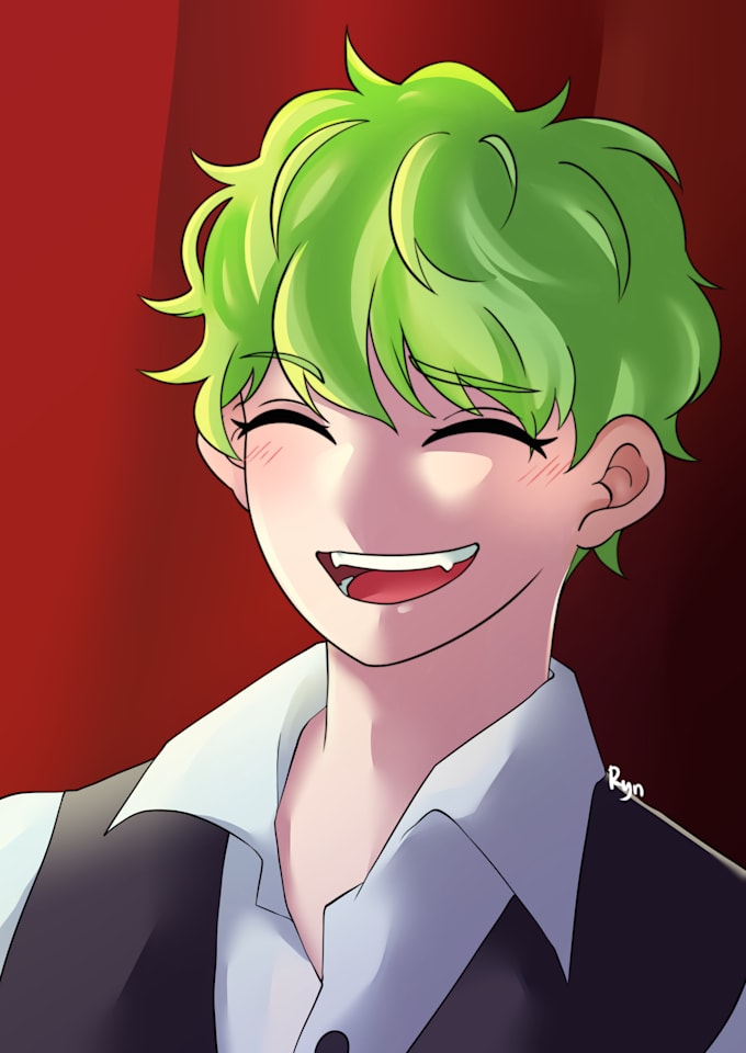draw anime photo profile for you