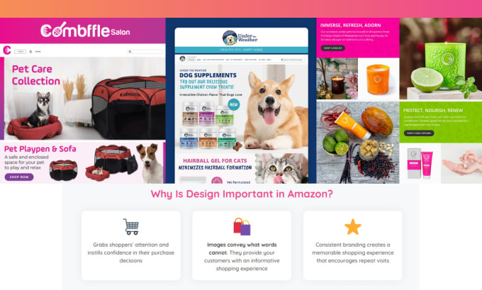 design amazon storefront pages that boost performance