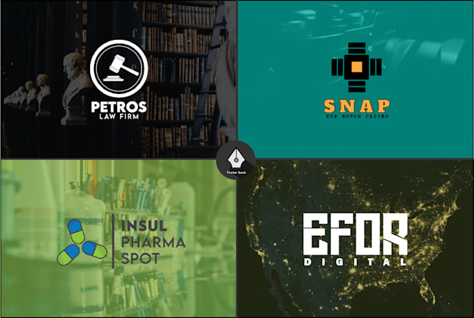do custom minimalist and modern logo design