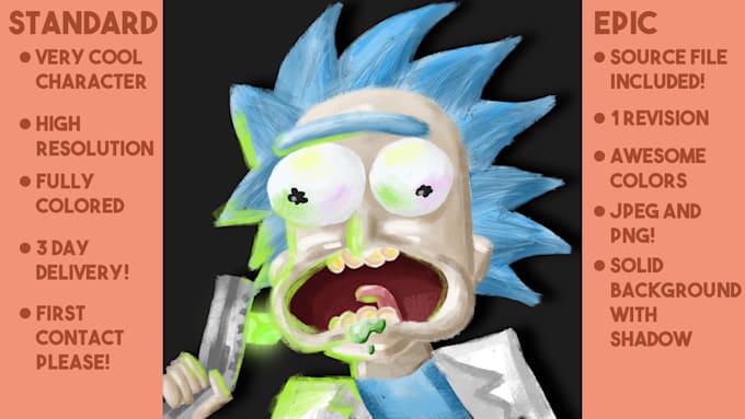 Draw the most epic cartoon character in my own style by Beyondartistry