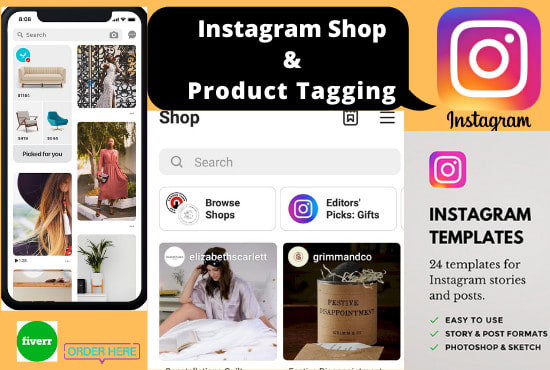 create instagram shop with product tagging feature