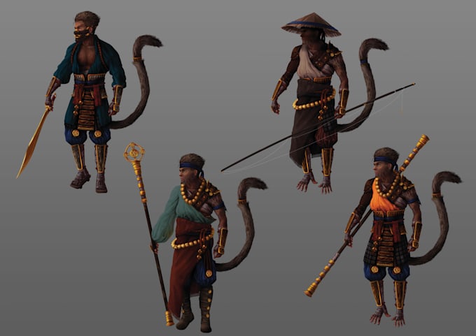 design a character concept art for you
