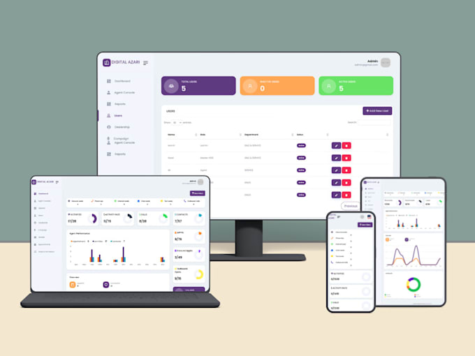 develop custom web app and desktop application