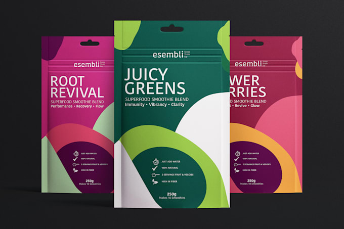 create premium pouch and food packaging design