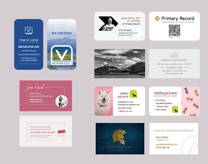 design powerful, professional business cards and templates