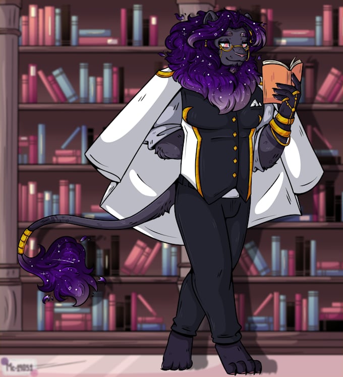 draw your fursona in this style