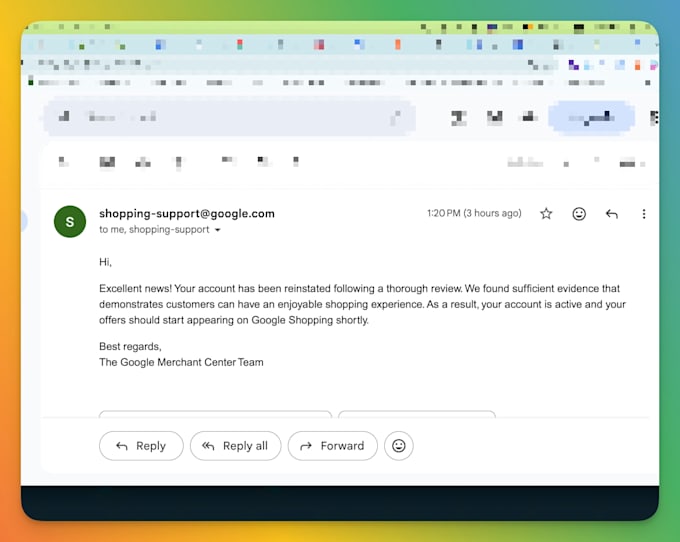 fix google merchant center suspension due to misrepresentation issue