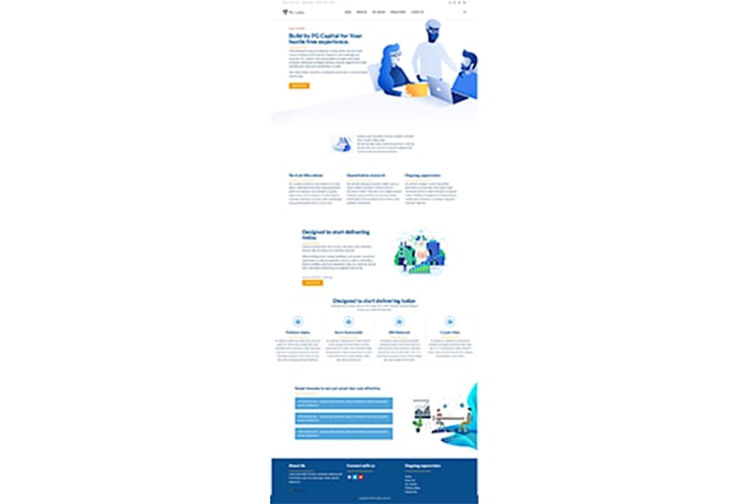 create eye catching webpage design
